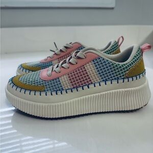 Nicole Miller Multicolor Platform Sneakers